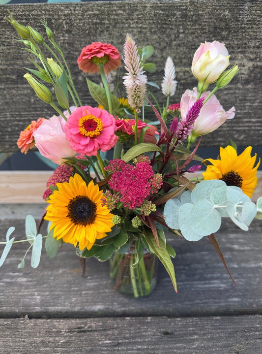 Seasonal Jar Arrangement