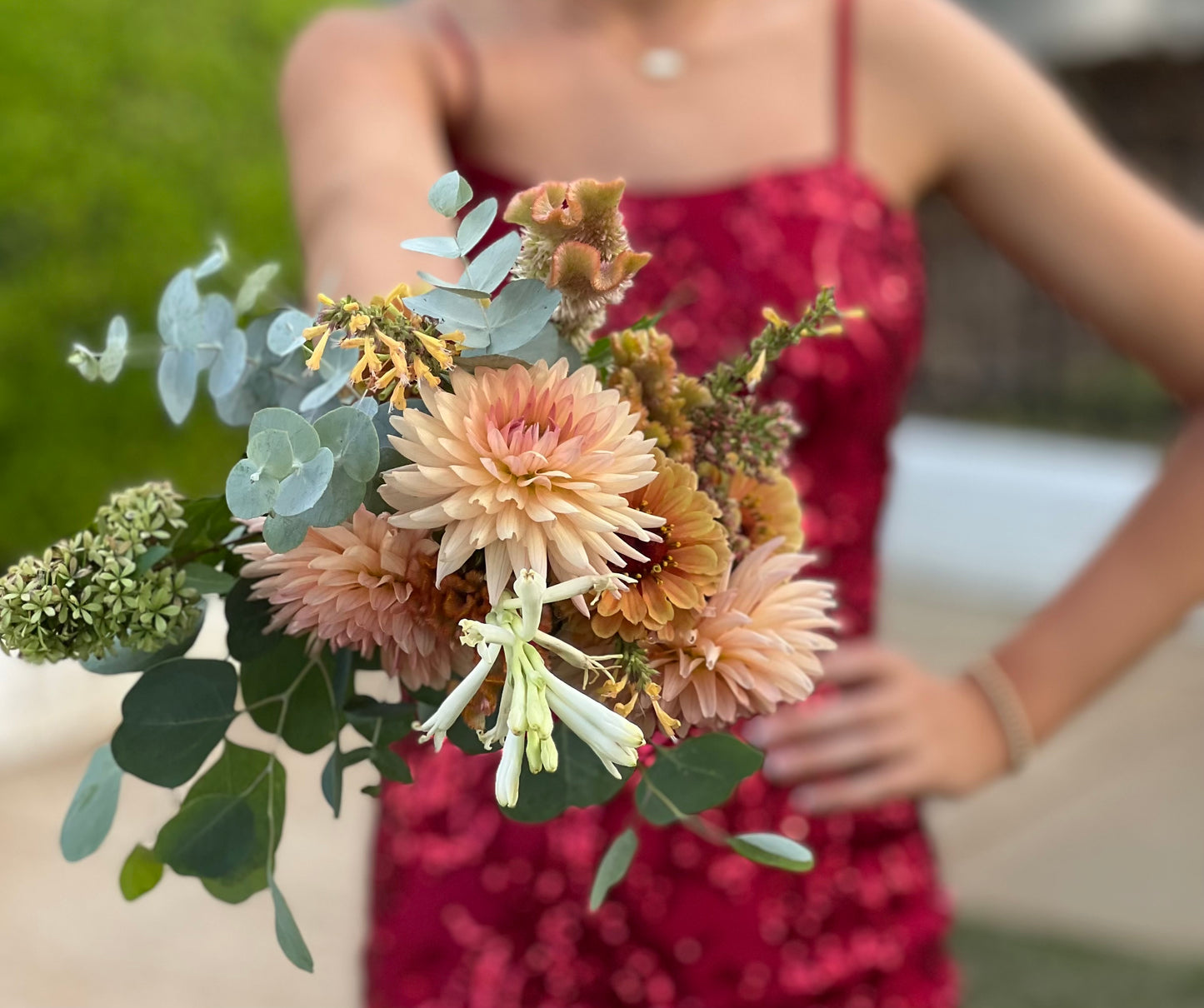 Homecoming Flowers at the Field