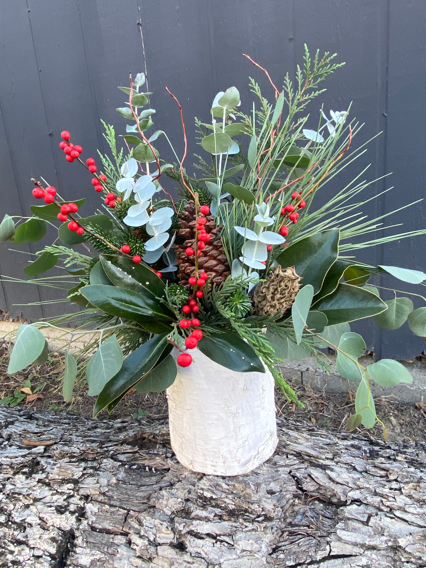 Christmas Birch Arrangement